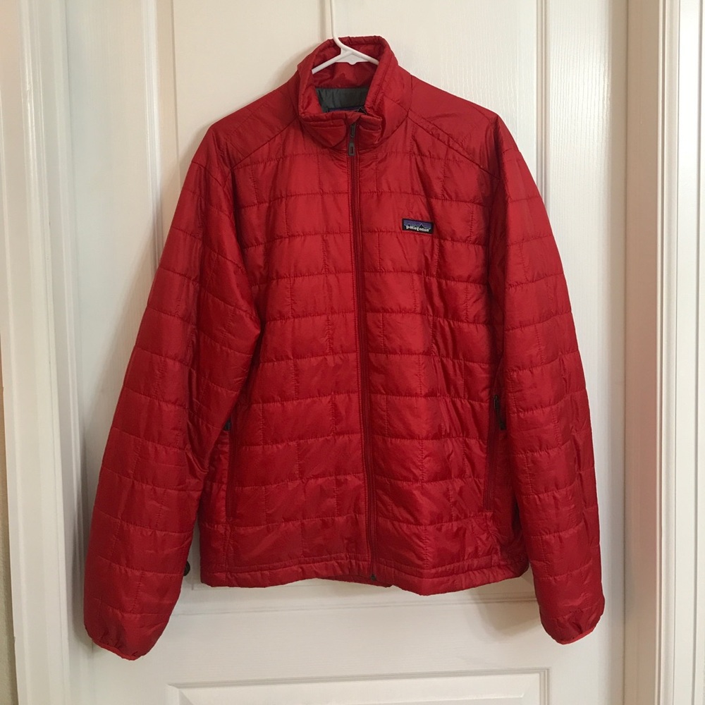Patagonia Men’s Nano Puff Jacket // Red // Size M